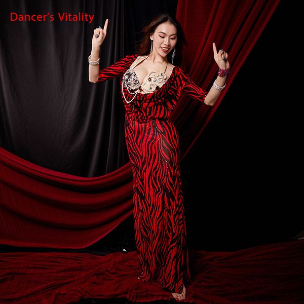 женщины belly dance robe baladi group performance костюм восточный танец костюм кристалл длинные one piece платье обучение юбка, Black;red
женщины belly dance robe baladi group performance костюм восточный танец костюм кристалл длинные one piece платье обучение юбка, Black;red
