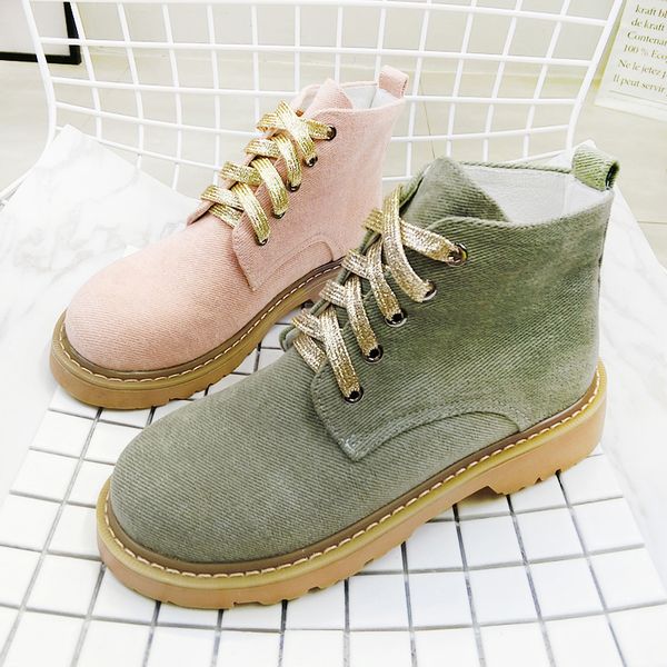 women's ankle boots 2019 spring autumn candy color girl shoes casual lace up woman ankle boots non-slip autumn women shoes, Black
women's ankle boots 2019 spring autumn candy color girl shoes casual lace up woman ankle boots non-slip autumn women shoes, Black