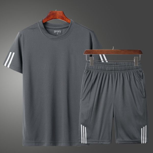 2020 streetwear style 2 piece set short sleeve striped tracksuit t-shirt shorts male sportswear sets summer tracksuit, Gray
2020 streetwear style 2 piece set short sleeve striped tracksuit t-shirt shorts male sportswear sets summer tracksuit, Gray