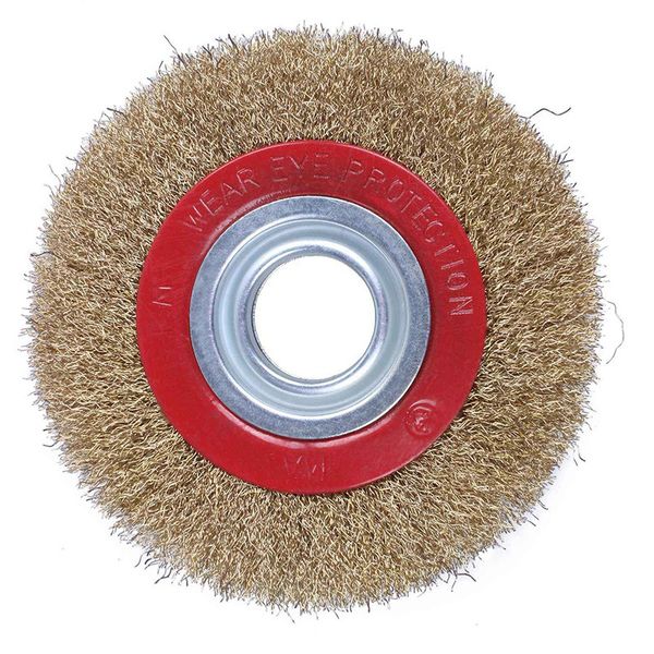 wire brush wheel for bench grinder polish + reducers adaptor rings,6inch 150mm
wire brush wheel for bench grinder polish + reducers adaptor rings,6inch 150mm