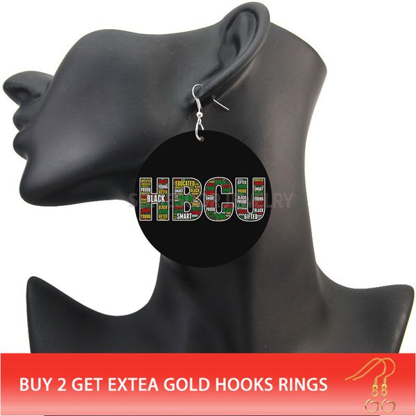 somesoor painting hbcu black sayings artstic wooden african earrings educated college smart afro wood jewelry for women gifts, Silver
somesoor painting hbcu black sayings artstic wooden african earrings educated college smart afro wood jewelry for women gifts, Silver