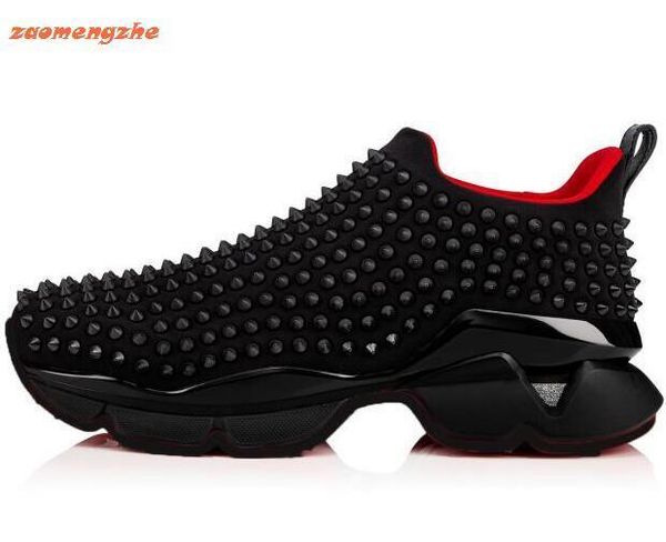 designer shoes spike sock studded spikes sneakers red bottom mens womens spikes training shoes size35-46, Black
designer shoes spike sock studded spikes sneakers red bottom mens womens spikes training shoes size35-46, Black
