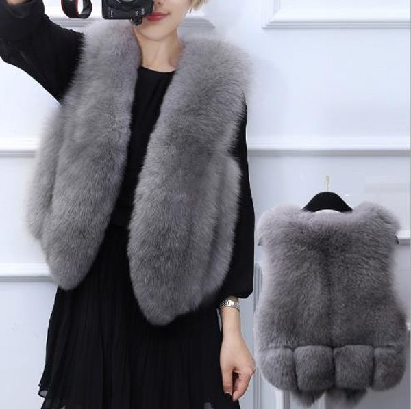 vetement 2020 winter women's faux fur coat artificial fur vest furry vests femme jackets oversize furry fake gilet q1012, Black
vetement 2020 winter women's faux fur coat artificial fur vest furry vests femme jackets oversize furry fake gilet q1012, Black