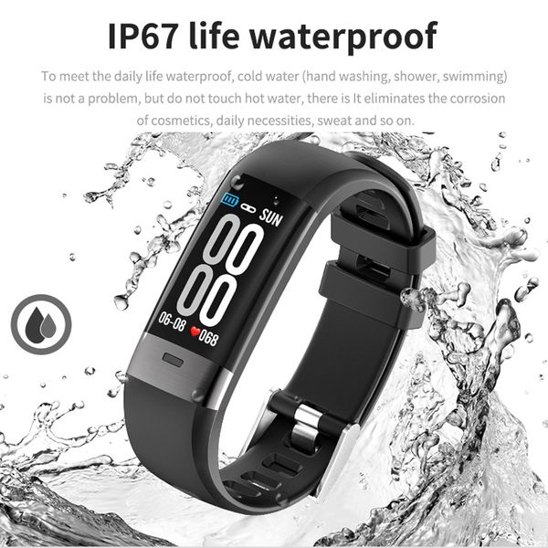 smart bracelet ecg ppg men women sport pedometer smart watch waterproof fitness tracker heart rate monitor clock, Slivery;brown
smart bracelet ecg ppg men women sport pedometer smart watch waterproof fitness tracker heart rate monitor clock, Slivery;brown