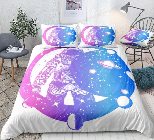 3 pieces space duvet cover set astronaut in universe solar eclipse bedding blue pink space quilt cover bed set dropship
3 pieces space duvet cover set astronaut in universe solar eclipse bedding blue pink space quilt cover bed set dropship