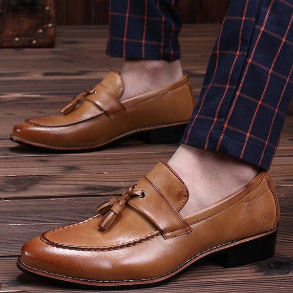 big size new fashion elegant oxford shoes men tassel leather italian formal dress office loafers dress business shoes 2019, Black
big size new fashion elegant oxford shoes men tassel leather italian formal dress office loafers dress business shoes 2019, Black