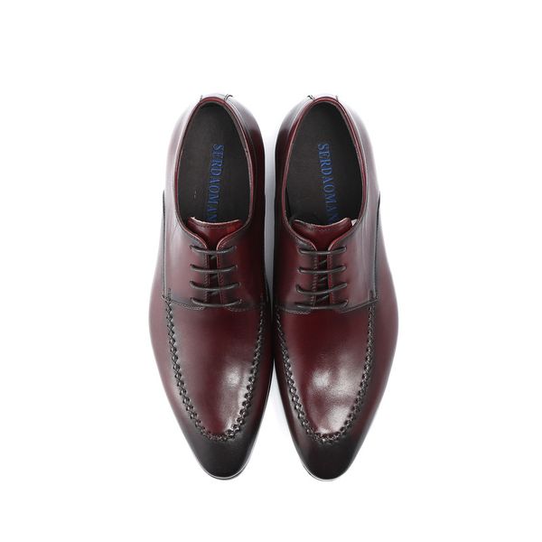 men shoes business formal wear leather men's pointed toe leather shoes leather zapatos de hombre wedding shoes, Black
men shoes business formal wear leather men's pointed toe leather shoes leather zapatos de hombre wedding shoes, Black