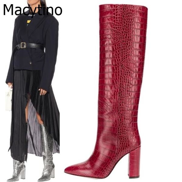 10cm high heel high boots shoes women faux leather winter snow shoe woman black chunky heel leather knee boots long green boot
10cm high heel high boots shoes women faux leather winter snow shoe woman black chunky heel leather knee boots long green boot