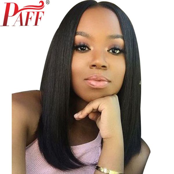 paff short bob glueless lace front human hair wigs natural color with bangs brazilian remy hair wigs pre pluck, Black;brown
paff short bob glueless lace front human hair wigs natural color with bangs brazilian remy hair wigs pre pluck, Black;brown
