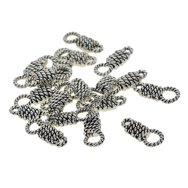 20 pieces rope knot charms dangle earring findings, pendants for necklace bag purse zipper - jewelry making supply -art craft diy 25x10x6mm, Black
20 pieces rope knot charms dangle earring findings, pendants for necklace bag purse zipper - jewelry making supply -art craft diy 25x10x6mm, Black