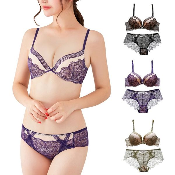 1 set women lingerie jacquard deep v belt lace bra push up underwear female buckle bra set, Red;black
1 set women lingerie jacquard deep v belt lace bra push up underwear female buckle bra set, Red;black