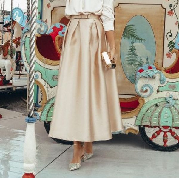 champagne long skirts street style a-line plus size women formal evening dinner porm event autumn long skirts, Black
champagne long skirts street style a-line plus size women formal evening dinner porm event autumn long skirts, Black