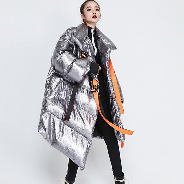 winter women's down jacket long sleeve patchwork ribbons irregular cotton coats female 2020 new plus thick warm outerwear wa020, Black
winter women's down jacket long sleeve patchwork ribbons irregular cotton coats female 2020 new plus thick warm outerwear wa020, Black