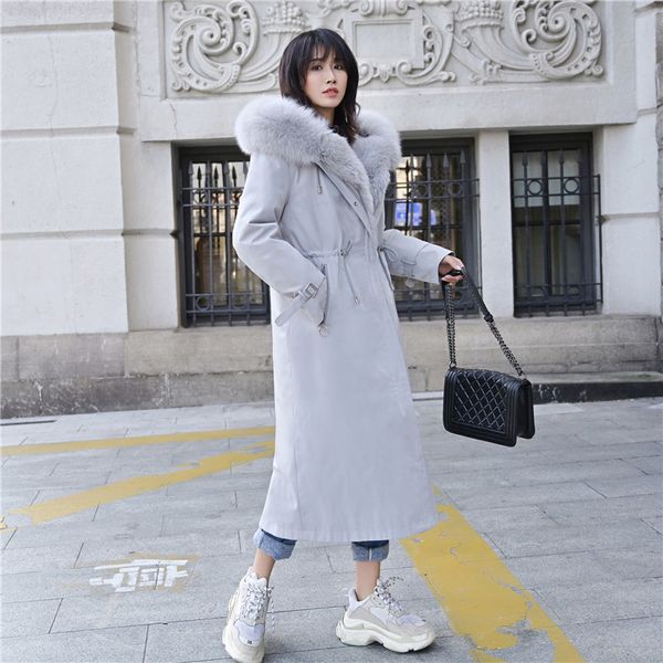 fur real coat female fur liner parka winter jacket women raccoon collar warm long jackets manteau femme my s, Black
fur real coat female fur liner parka winter jacket women raccoon collar warm long jackets manteau femme my s, Black