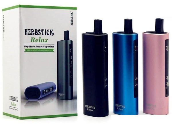 Оригинальный Ciggo Herbstick расслабиться травяные испаритель комплект сухой травы 2800 мАч контроль температуры экрана пара модов комплекты 100% натуральная БДХ 
Оригинальный Ciggo Herbstick расслабиться травяные испаритель комплект сухой травы 2800 мАч контроль температуры экрана пара модов комплекты 100% натуральная БДХ