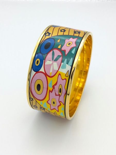 for alice series 18k gold-plated enamel bangle bracelet for woman bracelets bangles width 30mm fashion jewelry mother's day gift, Black
for alice series 18k gold-plated enamel bangle bracelet for woman bracelets bangles width 30mm fashion jewelry mother's day gift, Black