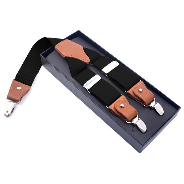 2019 new men's three-clip strap elastic elastic leather 3 clips y-strap stock suspenders belt fashion, Black;white
2019 new men's three-clip strap elastic elastic leather 3 clips y-strap stock suspenders belt fashion, Black;white