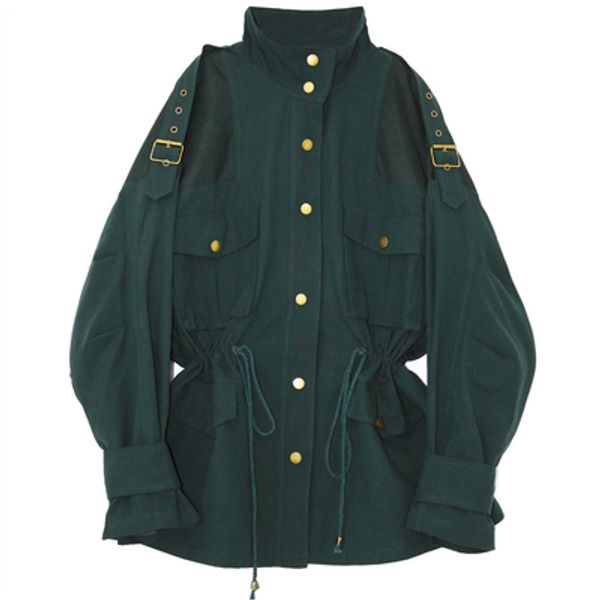 women fashion cargo loose jackets female new autumn solid color women jackets single breasted casual streetwear clothing, Black;brown
women fashion cargo loose jackets female new autumn solid color women jackets single breasted casual streetwear clothing, Black;brown