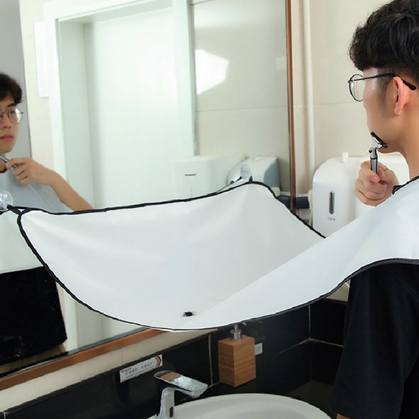 120x80cm new fashion man bathroom beard bib high-grade waterproof polyester pongee beard care trimmer hair shave apron
120x80cm new fashion man bathroom beard bib high-grade waterproof polyester pongee beard care trimmer hair shave apron