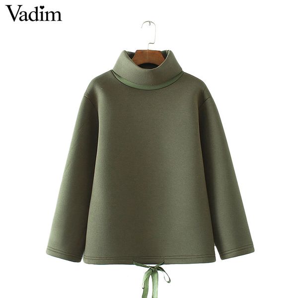 women's hoodies & sweatshirts women drawstring loose turtleneck bow tie long sleeve warm pullover female autumn casual sudaderas sw117, Black
women's hoodies & sweatshirts women drawstring loose turtleneck bow tie long sleeve warm pullover female autumn casual sudaderas sw117, Black