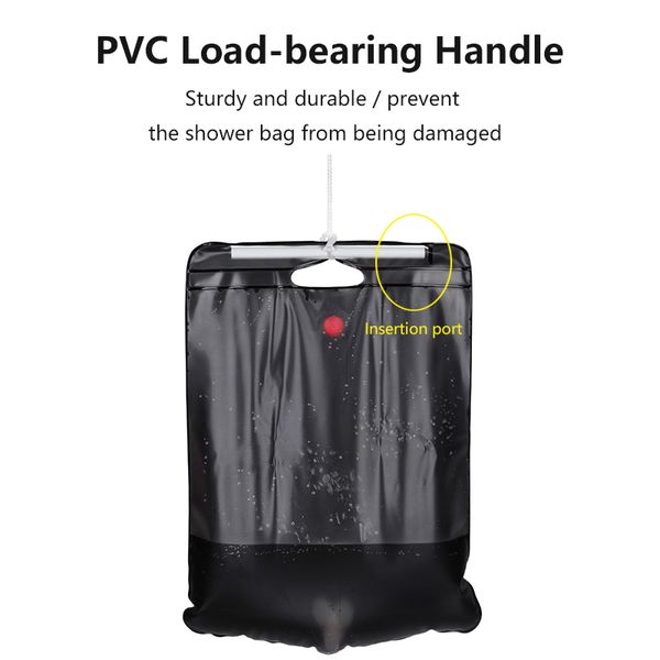 outdoor 20l solar shower bag portable heated water camping hiking travel bath sack black in sale
outdoor 20l solar shower bag portable heated water camping hiking travel bath sack black in sale