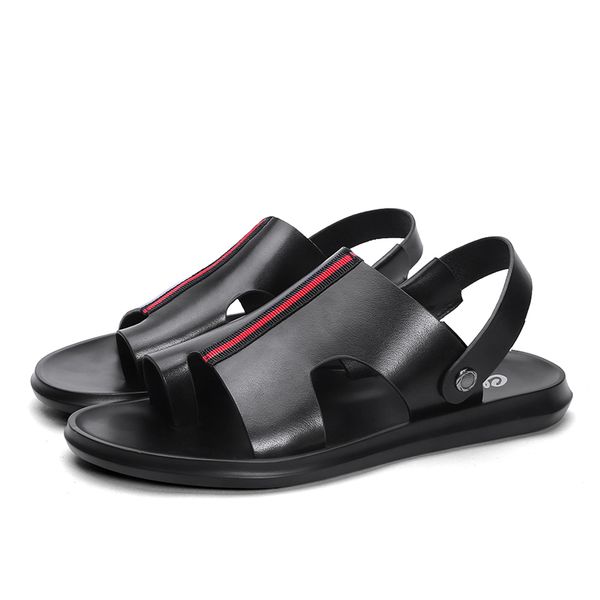 2020 summer slippers men casual outside flat non-slipmen lightweight leather soft fashion big size 46 mens shoes, Black
2020 summer slippers men casual outside flat non-slipmen lightweight leather soft fashion big size 46 mens shoes, Black