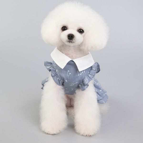 pet summer cotton dress dogs breathable skirt musical notation patterns clothing cat clothes dog wedding dress for puppy
pet summer cotton dress dogs breathable skirt musical notation patterns clothing cat clothes dog wedding dress for puppy
