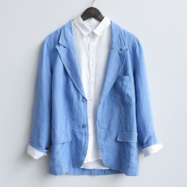 2020 spring new casual blazer men jackets suits 100% linen solid color coats y2373, White;black
2020 spring new casual blazer men jackets suits 100% linen solid color coats y2373, White;black