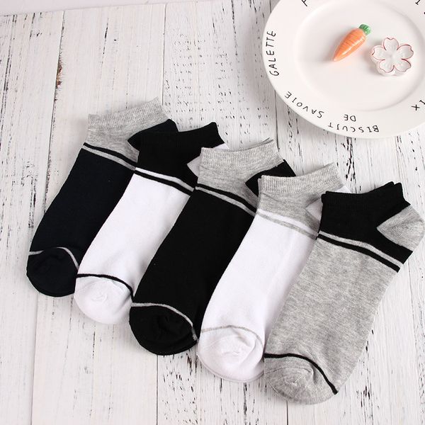 new summer socks men minimalist black white gray stripes leisure cotton breathable thin invisible sport sock 5 10pairs
new summer socks men minimalist black white gray stripes leisure cotton breathable thin invisible sport sock 5 10pairs