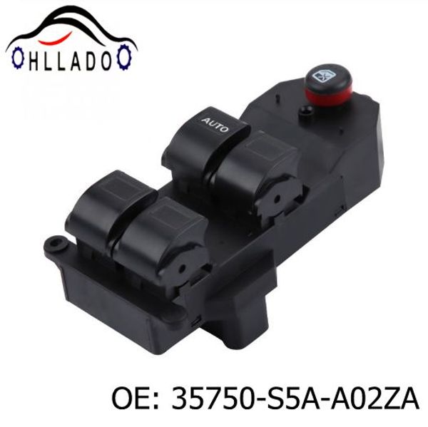 hllado new electric power master window switch 35750-s5a-a02za 35750s5aa02za for h onda ci vic 2001-2005 black high quality
hllado new electric power master window switch 35750-s5a-a02za 35750s5aa02za for h onda ci vic 2001-2005 black high quality