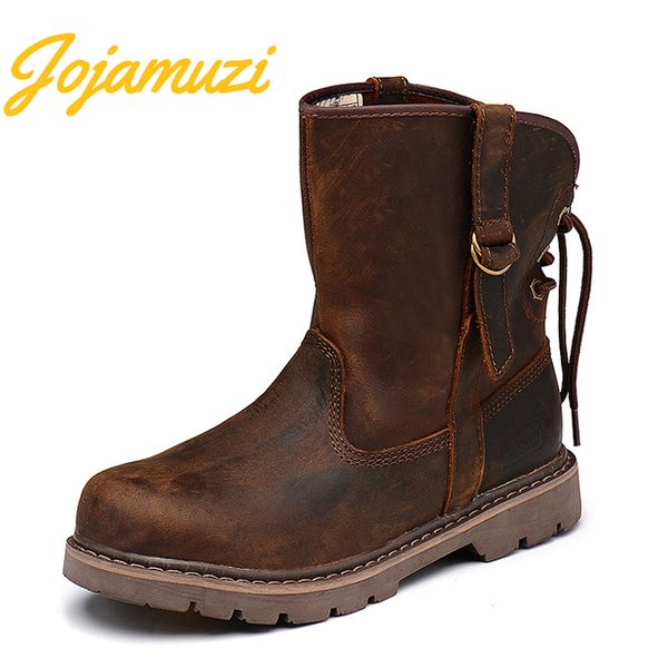 men genuine leather martins boots hiking boots british retro tooling handmade buckle casual fashion hunting clambing shoes
men genuine leather martins boots hiking boots british retro tooling handmade buckle casual fashion hunting clambing shoes