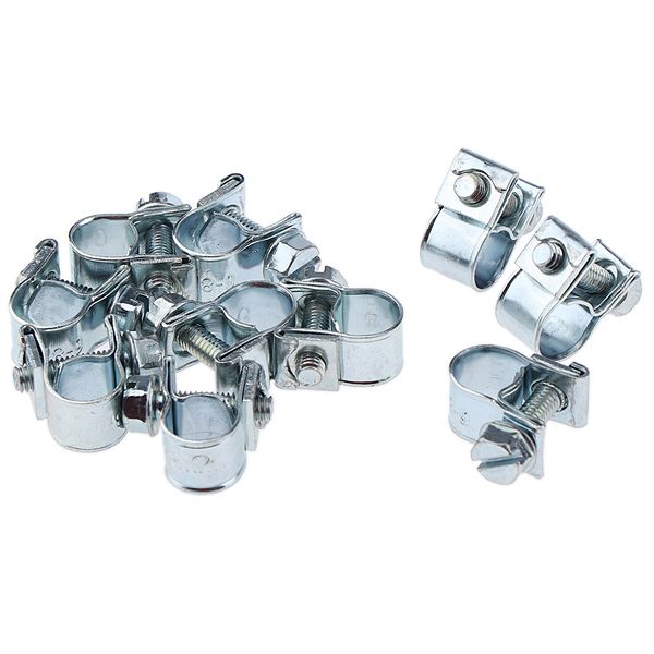 hose clamp, 10 pack stainless steel worm gear hose clamp, fuel line clamp adjustable size 6-20mm
hose clamp, 10 pack stainless steel worm gear hose clamp, fuel line clamp adjustable size 6-20mm