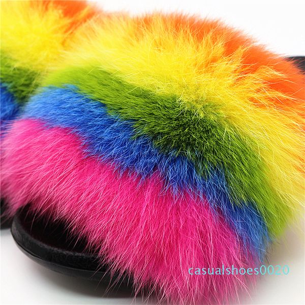 fox hair slippers 2019 summer furry rainbow multicolor slippers fashion 100% real fox fur luxury slides large size 36 45 c20, Black
fox hair slippers 2019 summer furry rainbow multicolor slippers fashion 100% real fox fur luxury slides large size 36 45 c20, Black