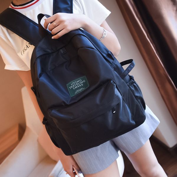 2020 new backpack fashion casual waterproof nylon female backpack