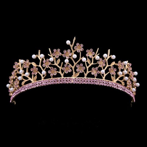 new pearl flowers korean fresh bride crown headwear wedding p portrait wedding hair accessories, Golden;white
new pearl flowers korean fresh bride crown headwear wedding p portrait wedding hair accessories, Golden;white