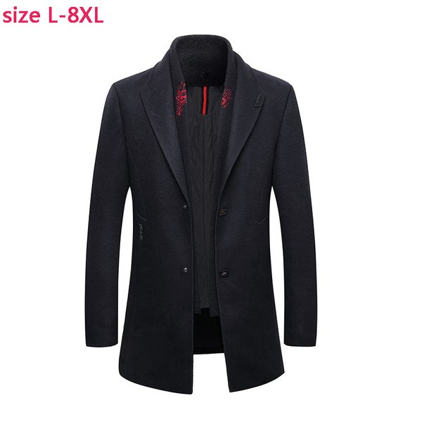 new arrival fashion men obese winter padded-coat wool thick casual clothing single breasted luxury plus size l-8xl, Black
new arrival fashion men obese winter padded-coat wool thick casual clothing single breasted luxury plus size l-8xl, Black
