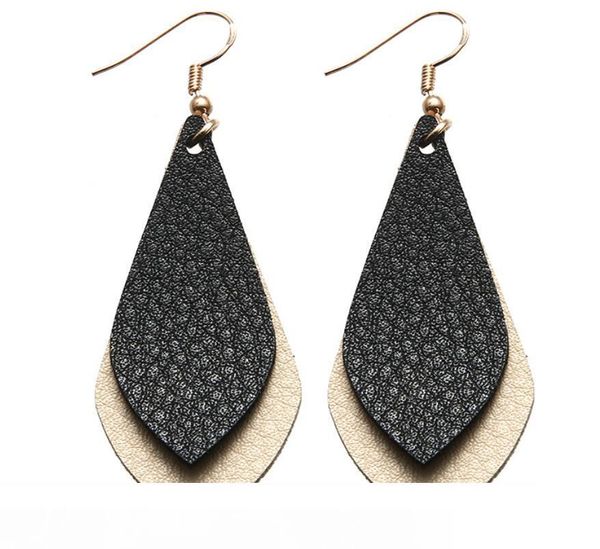 2018 new leather earrings fashion trend leather earrings for women bohemian personalized handmade leather teardrop dangle earrings 5*2.3cm, Silver
2018 new leather earrings fashion trend leather earrings for women bohemian personalized handmade leather teardrop dangle earrings 5*2.3cm, Silver