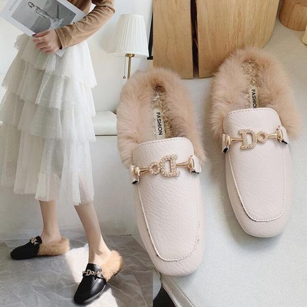 fashion low black winter shoes women plush inside warm leather flat shoes women square toe metal faux fur loafers
fashion low black winter shoes women plush inside warm leather flat shoes women square toe metal faux fur loafers