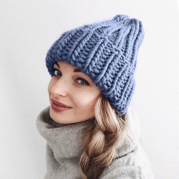 knitted wool hat women beanie keep warm winter streetwear trend casual hemming ski hat cap winter femme czapka damska zimowa, Blue;gray
knitted wool hat women beanie keep warm winter streetwear trend casual hemming ski hat cap winter femme czapka damska zimowa, Blue;gray