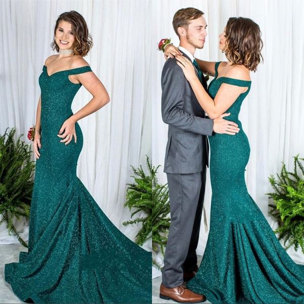 new hunter sequined mermaid prom dresses 2019 beads off shoulder floor length formal dresses evening party wear, Black
new hunter sequined mermaid prom dresses 2019 beads off shoulder floor length formal dresses evening party wear, Black