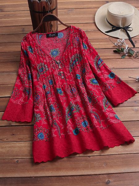 blusas mujer de moda large loose vintage printed hollow lace long sleeve blouse women blouses women shirt plus size, White
blusas mujer de moda large loose vintage printed hollow lace long sleeve blouse women blouses women shirt plus size, White