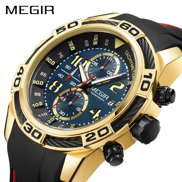 watches men megir brand men sport watches men's quartz clock man casual waterproof wrist watch relogio masculino, Slivery;brown
watches men megir brand men sport watches men's quartz clock man casual waterproof wrist watch relogio masculino, Slivery;brown