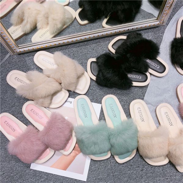 new style cross wool sleeper household warm wool sleeper shoes indoors and outdoors wear slippers women's, Black
new style cross wool sleeper household warm wool sleeper shoes indoors and outdoors wear slippers women's, Black