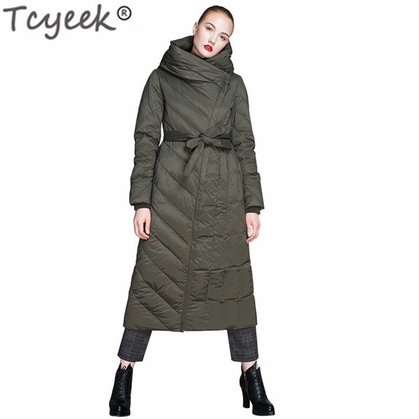 tcyeek 2019 new long parka women winter down coat female fashion laides duck down jacket thick warm elegant outwear hiver f18018, Black
tcyeek 2019 new long parka women winter down coat female fashion laides duck down jacket thick warm elegant outwear hiver f18018, Black