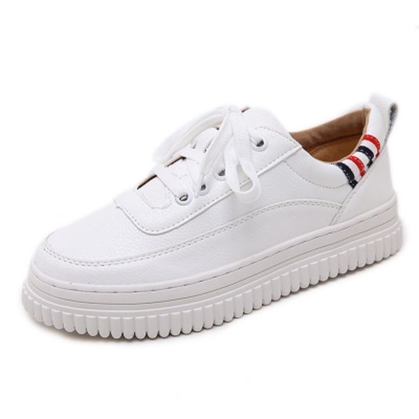 small white shoes female platform 2019 spring and summer new sports shoes round head with flat women's women, Black
small white shoes female platform 2019 spring and summer new sports shoes round head with flat women's women, Black