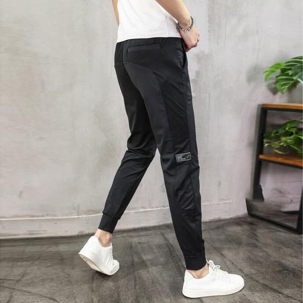 fashion pants men summer drawstring mesh pocket sports trousers man 2020 casual beam feet running pants fitness m6, Black
fashion pants men summer drawstring mesh pocket sports trousers man 2020 casual beam feet running pants fitness m6, Black