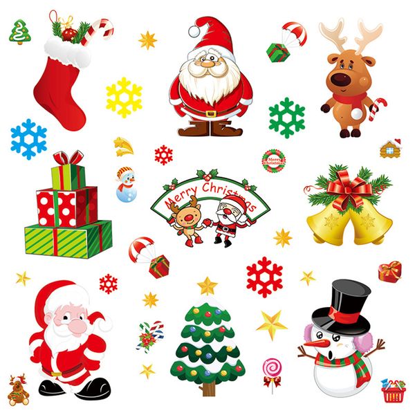 10pcs/set christmas pendant merry christmas santa tree sled wall sticker window glass decal diy xmas decor home holiday party decoration
10pcs/set christmas pendant merry christmas santa tree sled wall sticker window glass decal diy xmas decor home holiday party decoration
