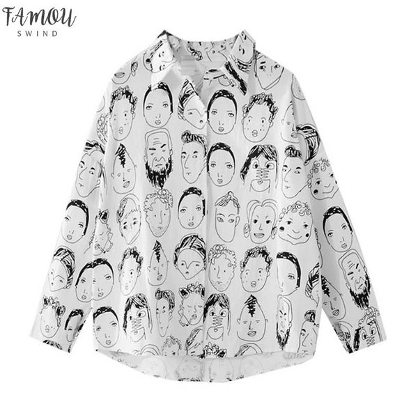 women street wear cartoon character shirts japan harajuku style girls cotton linen printed casual spring summer, White
women street wear cartoon character shirts japan harajuku style girls cotton linen printed casual spring summer, White