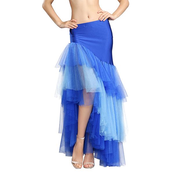 women performance belly dance costume waves fishtail skirt dress bollywood, Black;red
women performance belly dance costume waves fishtail skirt dress bollywood, Black;red
