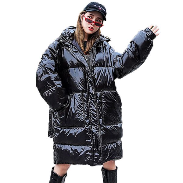 winter jacket women cotton wadded jacket casual hooded parkas long coat fashion hip hop cotton coat warm outerwear plus size 171, Black
winter jacket women cotton wadded jacket casual hooded parkas long coat fashion hip hop cotton coat warm outerwear plus size 171, Black